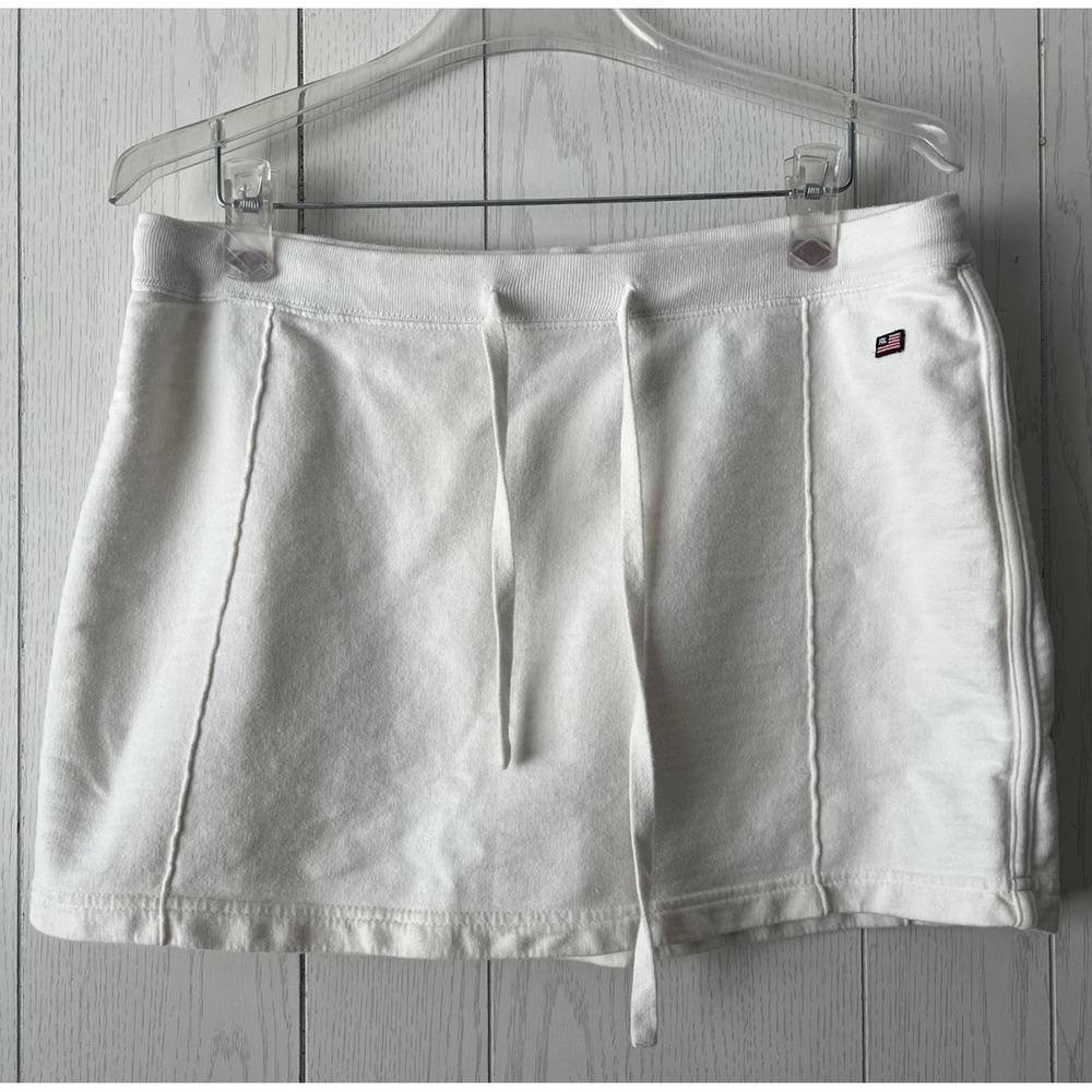 Vintage Polo Jeans Co Ralph Lauren Cotton Skirt Y2K 90s LARGE Athletic Sweat